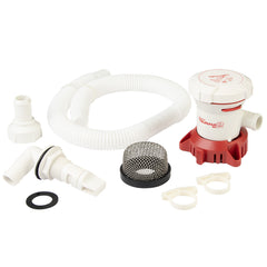 Attwood Tsunami MK2 T500 Manual Bilge Pump w/Installation Kit - 500 GPH 12V [5614-7]