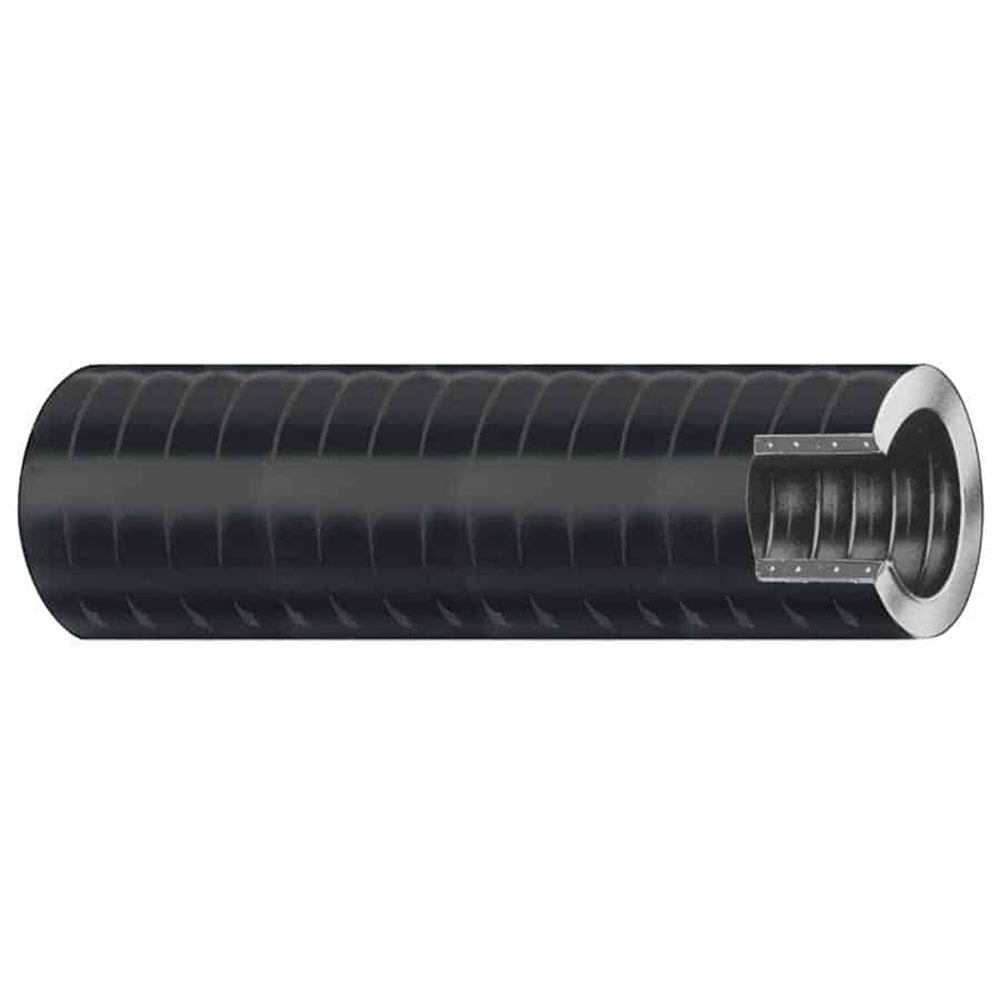 Trident Marine 1-1/8" x 50 VAC XHD Bilge Live Well Hose - Hard PVC Helix - Black [149-1186]