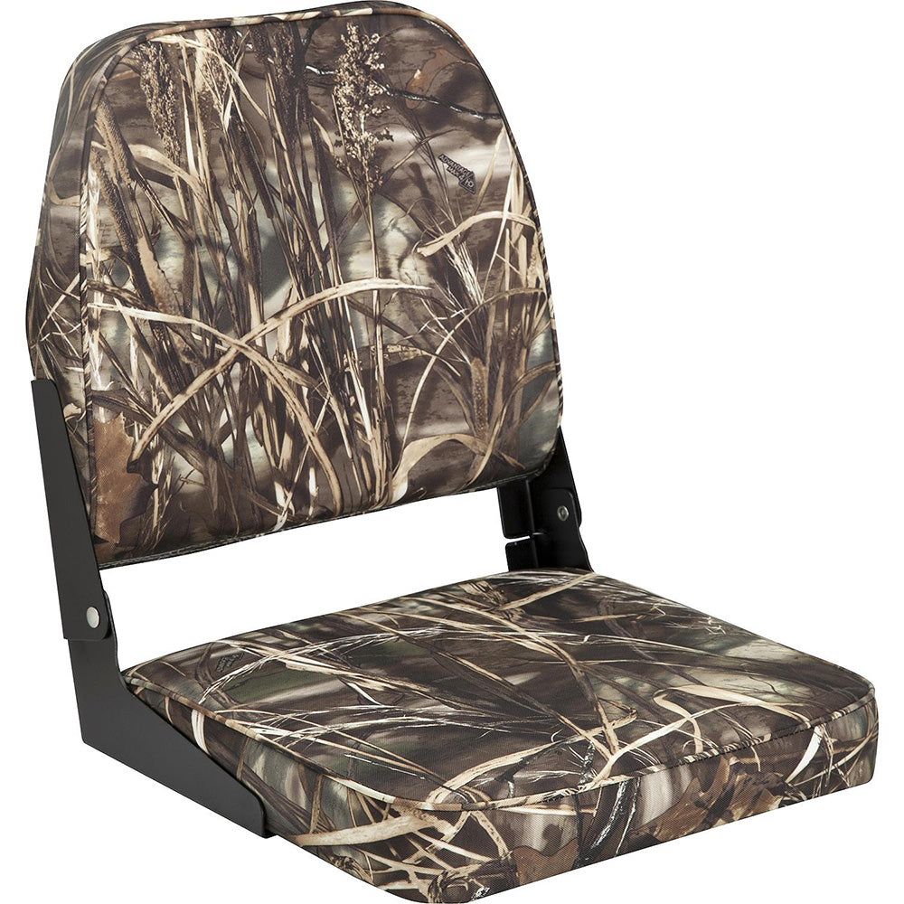 Attwood Swivl-Eze Low Back Padded Flip Seat - Camo [98395CAMO]