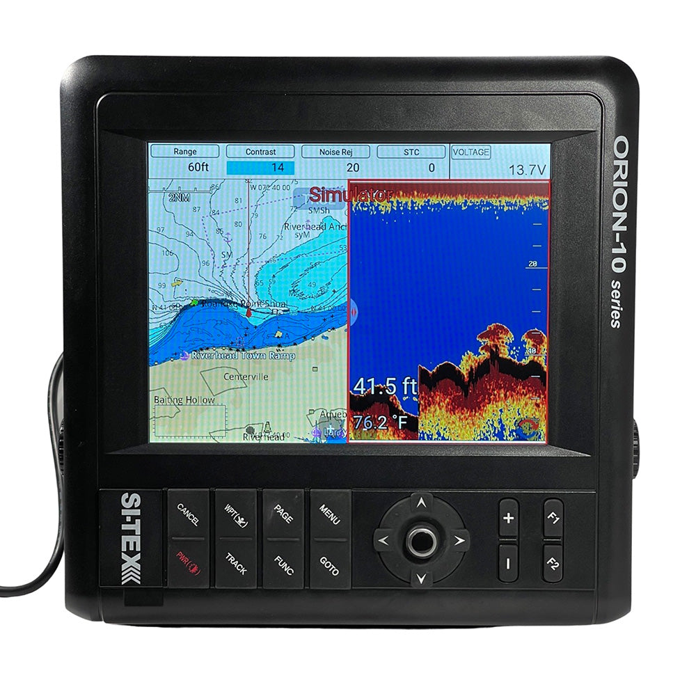 SI-TEX 10" Chartplotter System w/Internal GPS C-MAP 4D Card [ORIONC]